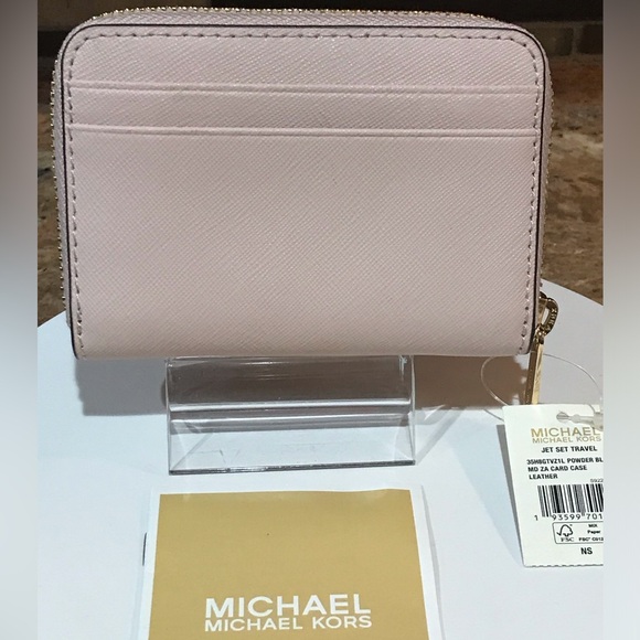 NWT Michael Kors Leather Compact Card Wallet ๐๐๐ธ - Picture 13 of 17